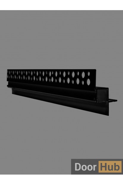 Black Standard LED Shadow Gap Profile – Ceiling Lighting Solution for Developers UAE